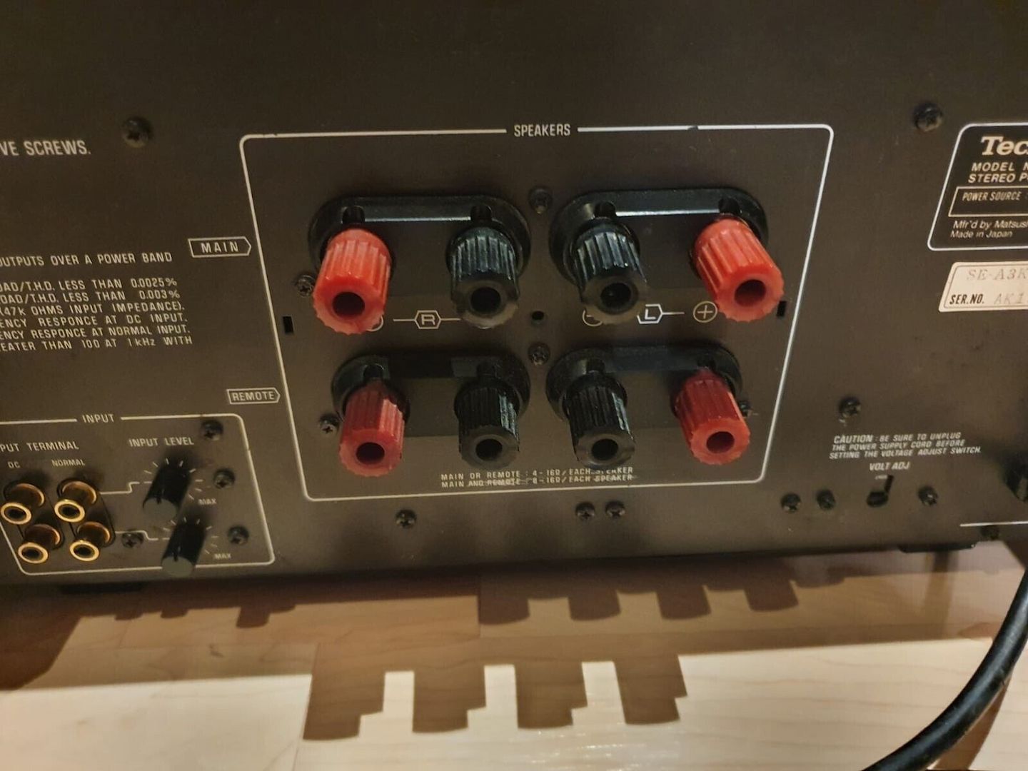 Technics SE A3  HiFi Verstärker