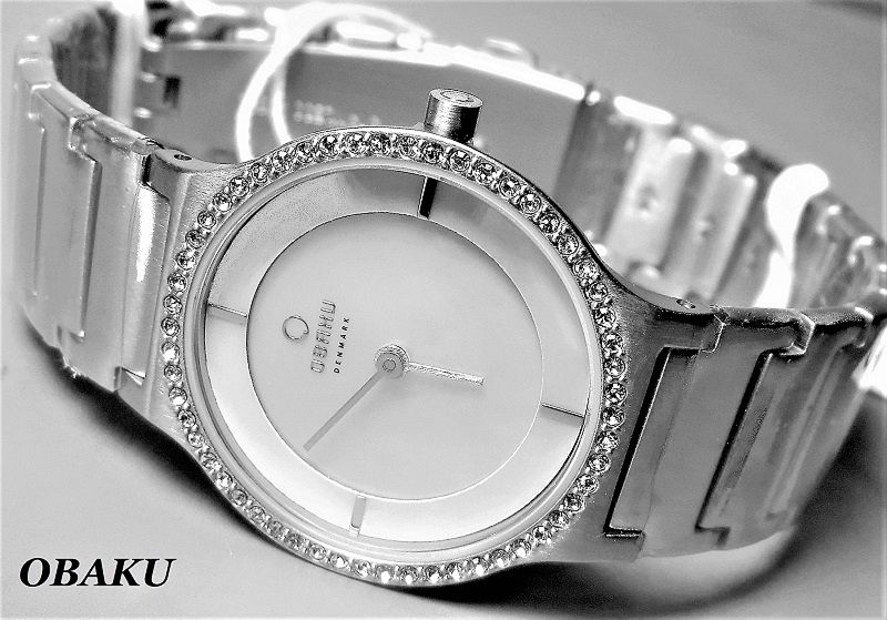 Obaku Damen Uhr Edelstahl goldNEU OVP. UVP. 150 €