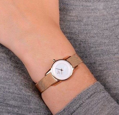 Obaku Damen Uhr Edelstahl goldNEU OVP. UVP. 150 €