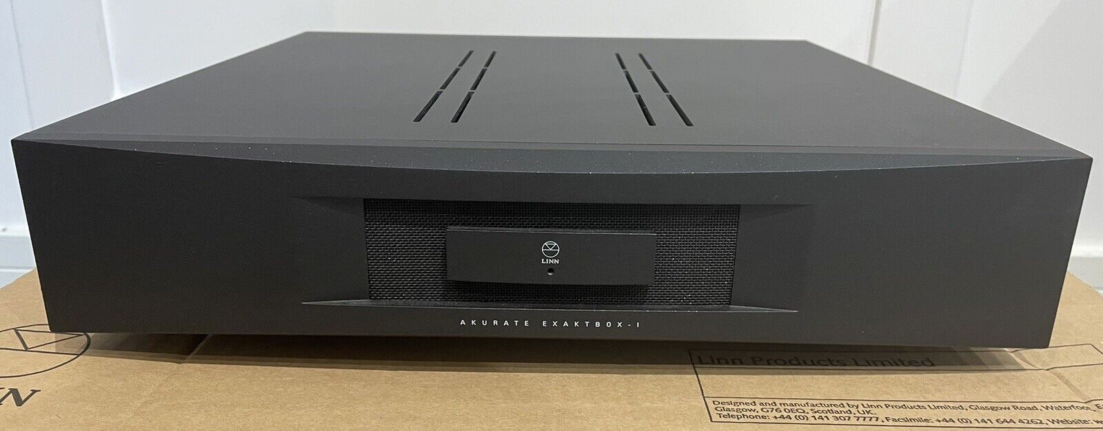 Linn Akurate Exaktbox-I digital crossover Katalyst DAC power amplifier