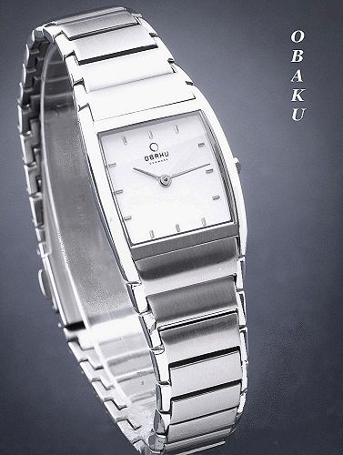 Obaku Damen Uhr Edelstahl silbern NEU