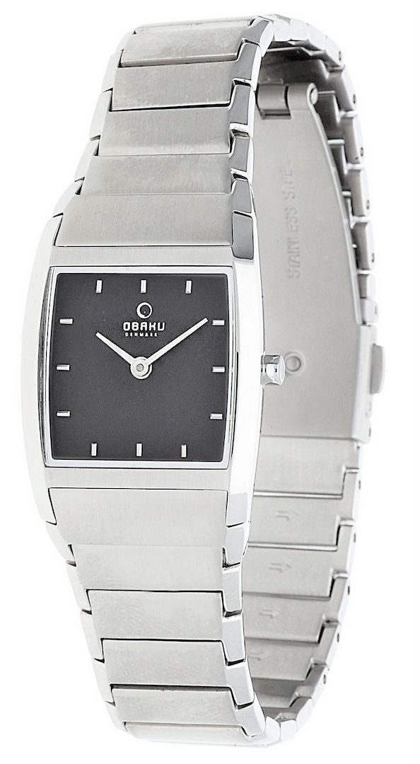 Obaku Damen Uhr Edelstahl silbern NEU