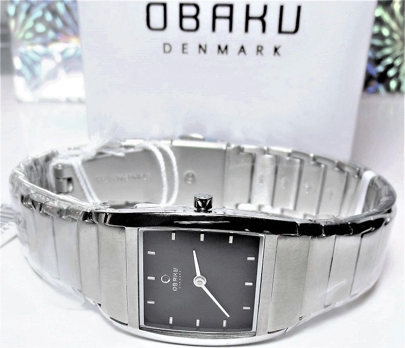 Obaku Damen Uhr Edelstahl silbern NEU