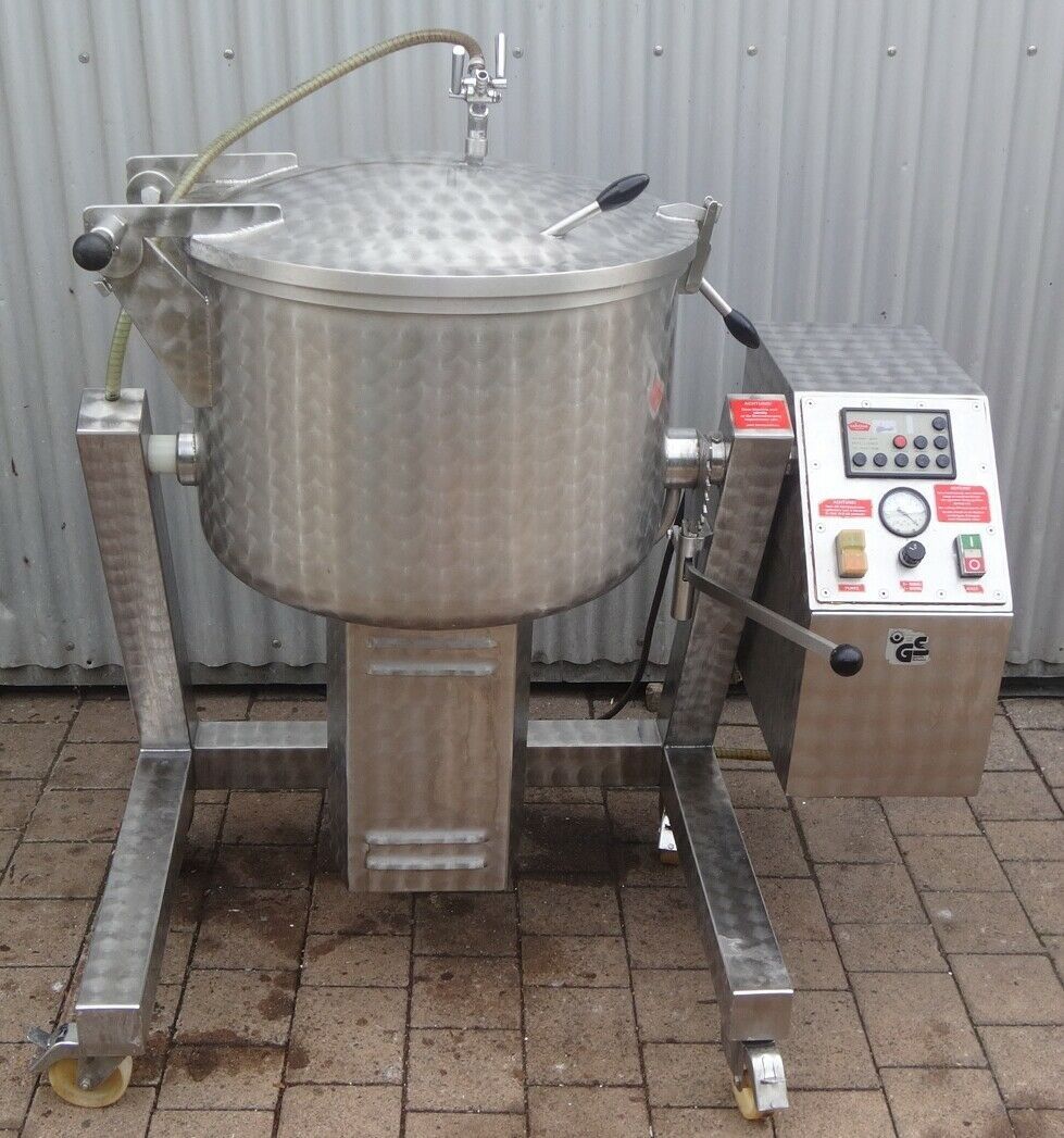 125 L Poltermaschine Mischmaschine Mengmaschine Tumbler Vakona Edelstahltrommel