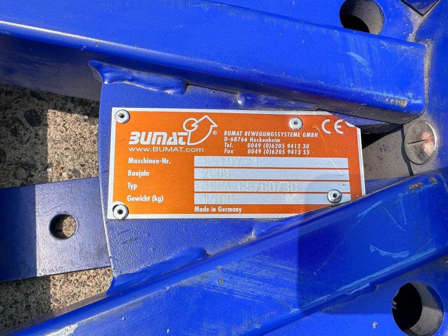 Drei Drehscheiben mit 6,0 bis 6,5 m Durchmesser