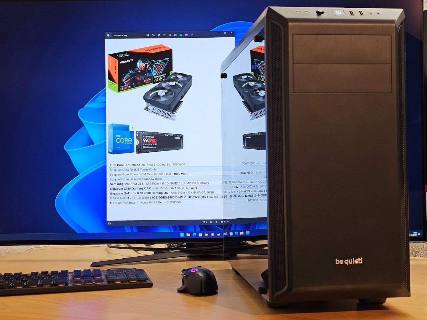 Gaming-PC Samsung 990 Pro 32 GB DDR5