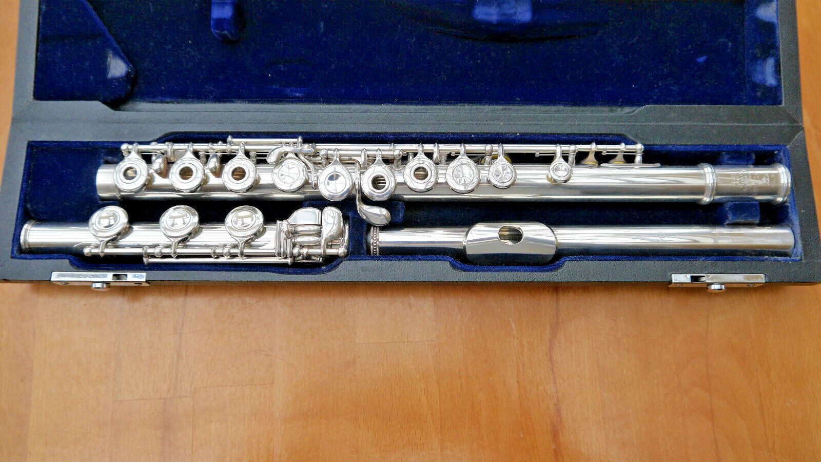 Sankyo Silversonic, Ringklappen h-Fuss, CF 301RBE, Querflöte Flute