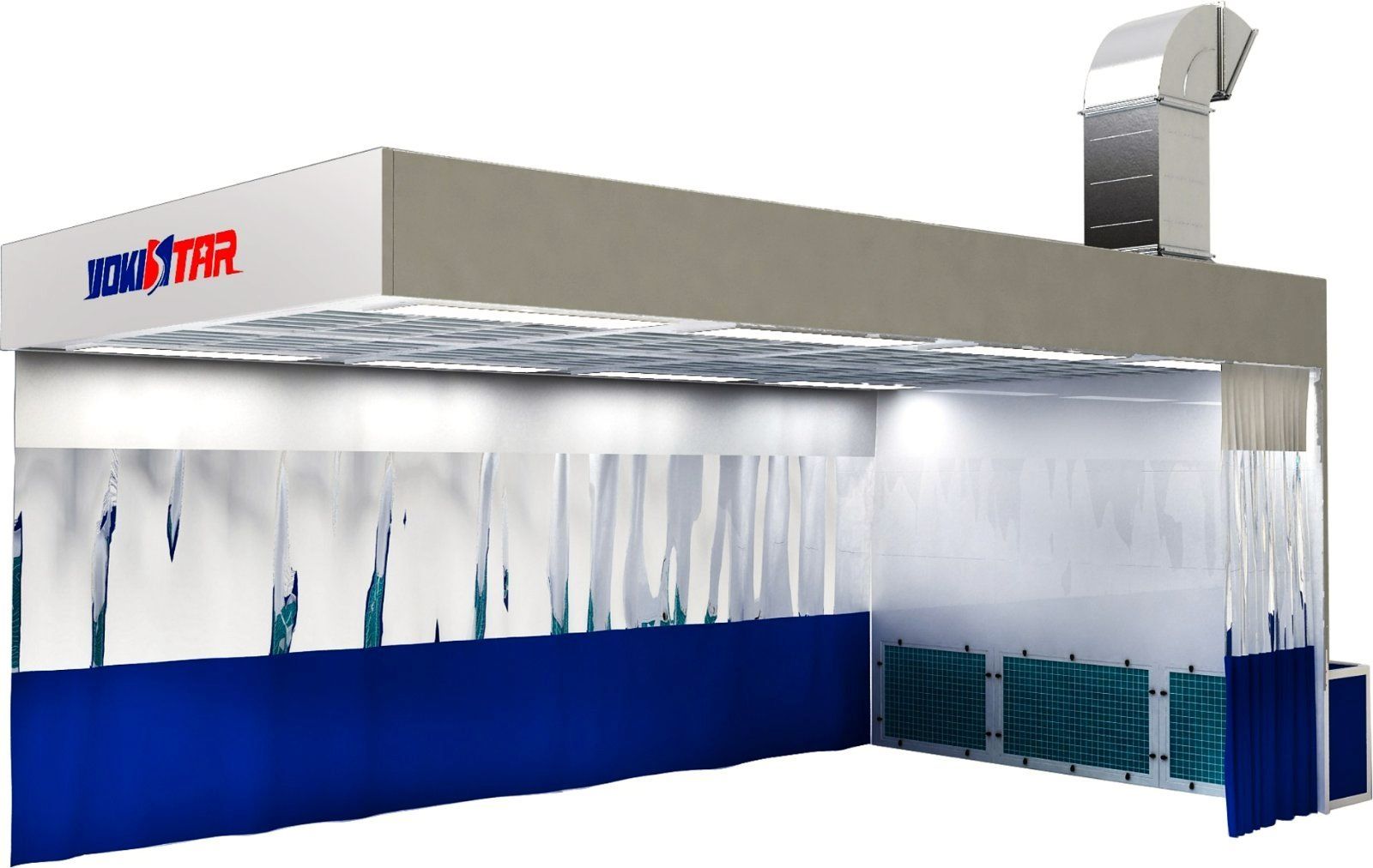 YS-PRP-R  Smart Repair Lackierkabine Vorbereitungsplatz Lackieranlage inkl.Transport & Montage