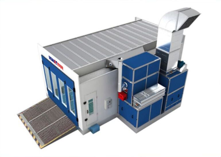 KALUX B Lackierkabine Lackieranlage Spritzkabine Lackiererei Preis inkl. Transport & Montage