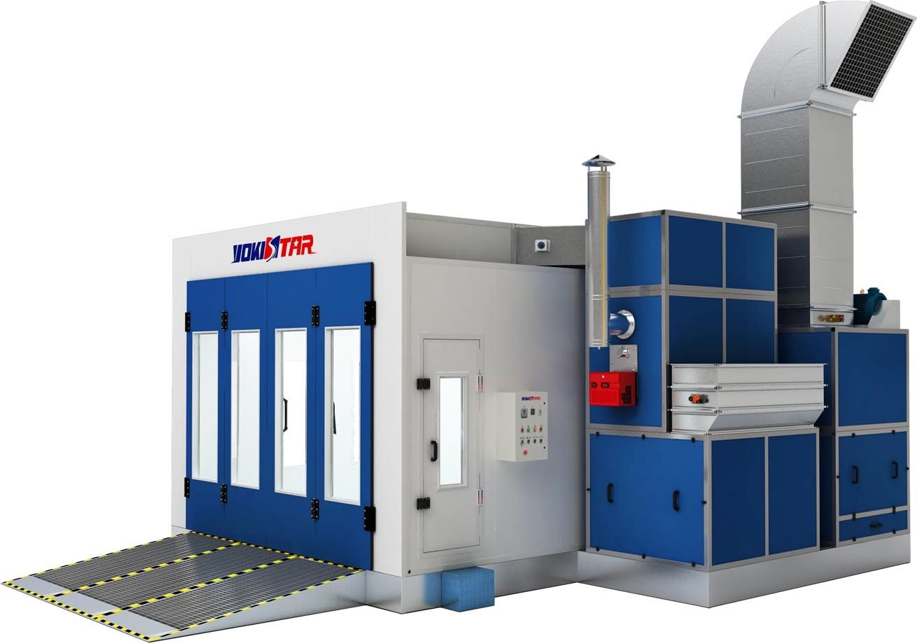 KALUX B Lackierkabine Lackieranlage Spritzkabine Lackiererei Preis inkl. Transport & Montage