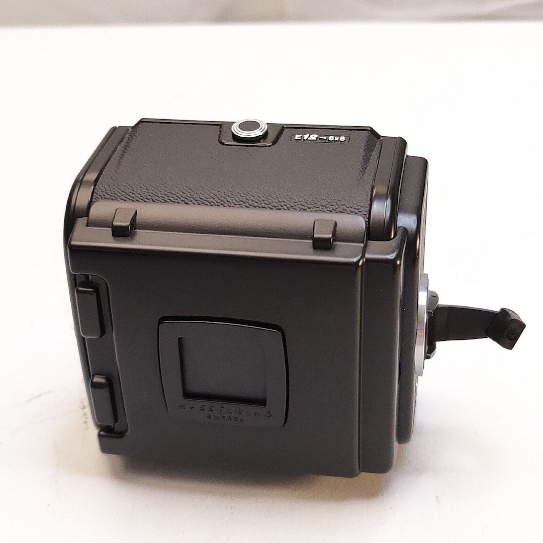 Hasselblad 203FE Carl Zeiss Planar 110mm f2 T* A12 6x6 Filmrückseite Top Zustand