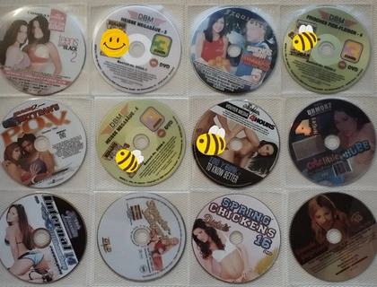 28 Erotik DVD's, so wie abgebildet, guter und gepflegter Zustand. Set 5 und Set 6.
