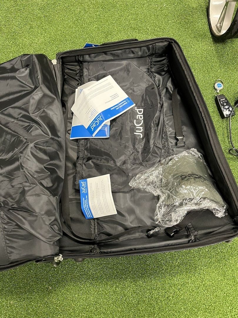 JuCad Phantom Titan eX 2.0 Elektrocaddy, Fernbedienung, JuCad Regenschirm