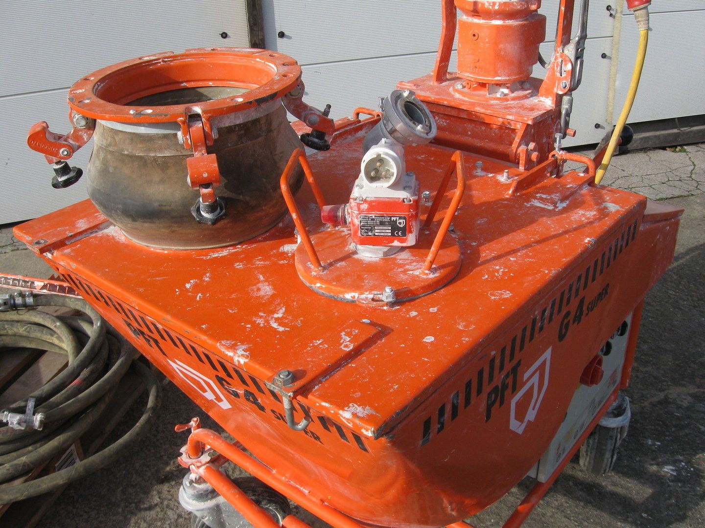 PFT G4 Super , Silobetrieb, Putzmaschine, Verputzmaschine,Silomat,Förderanlage