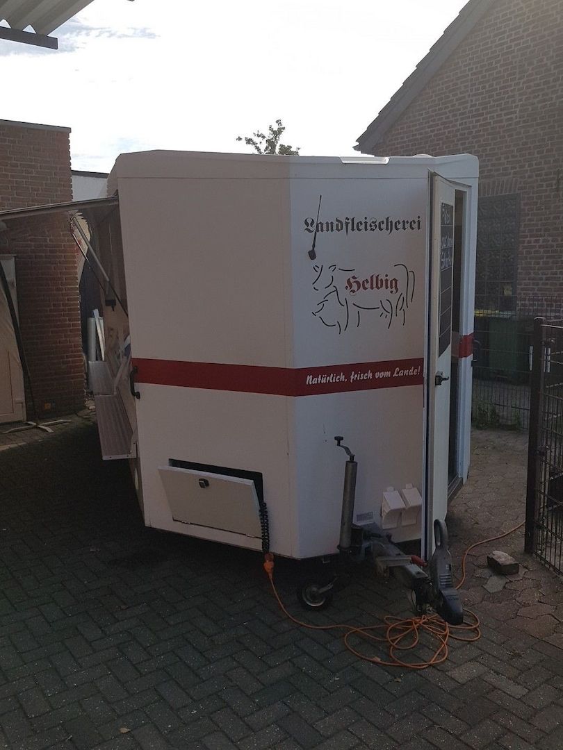 Verkaufsanhänger Kühltheke seico Verkaufswagen