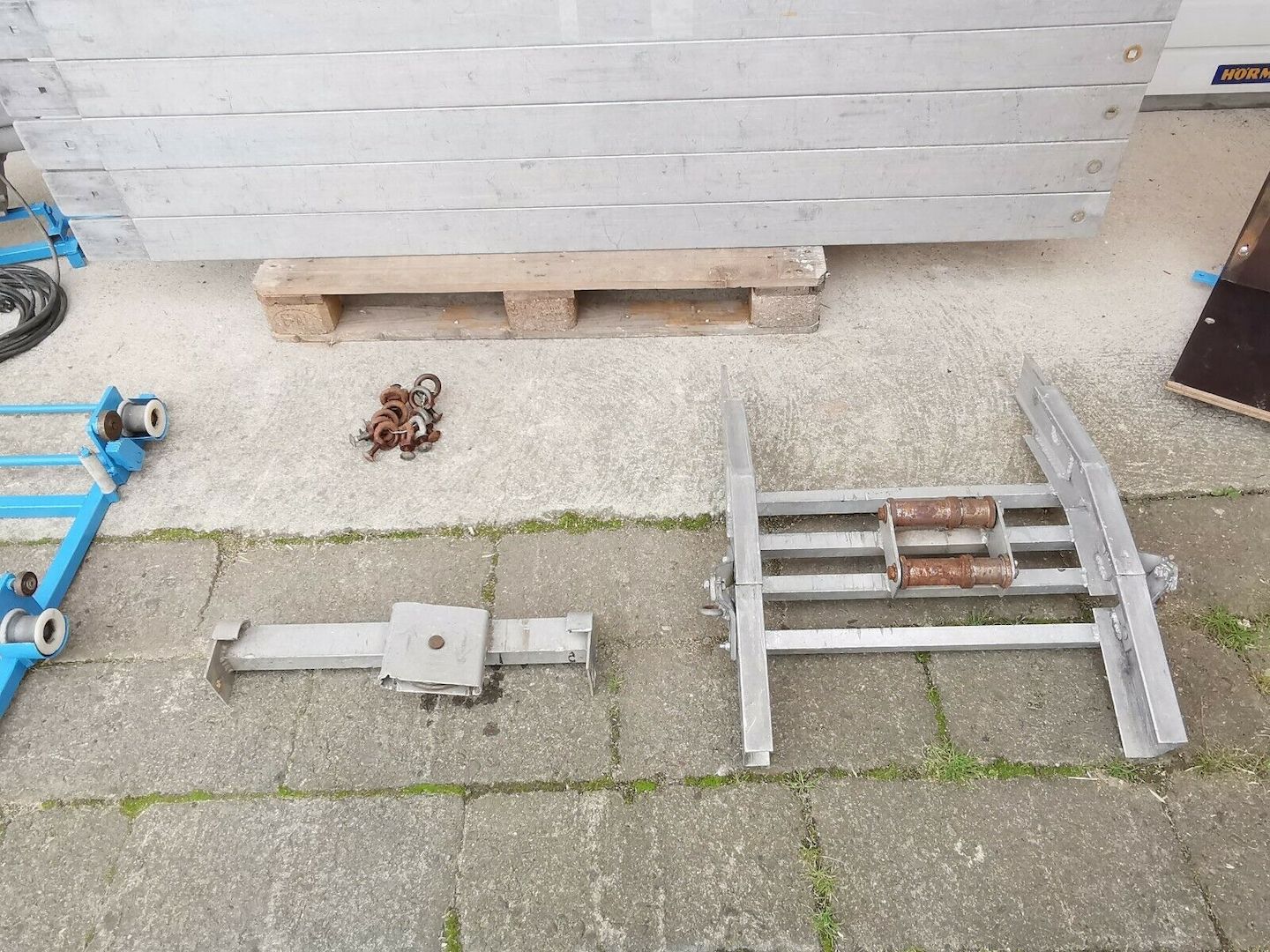 AluLift Böcker Steinweg Toplift 17m Geda Schrägaufzug Bauaufzug Alu Steckaufzug