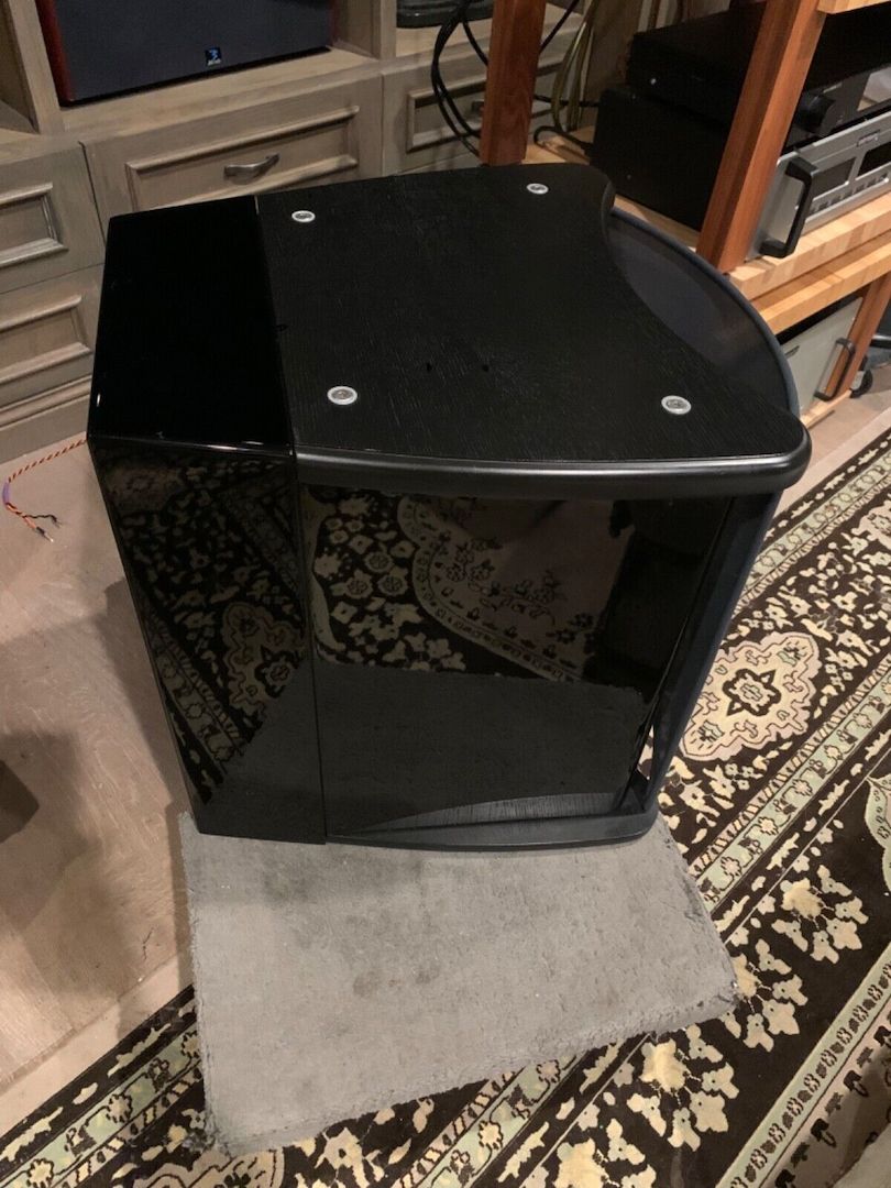 Revel Ultima Gem Black GlossWalnut w Stands, Matching Subwoofer and Revel Sub