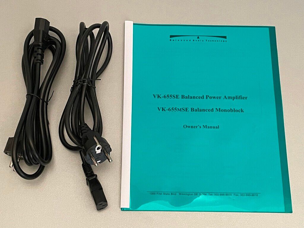 Balanced Audio Technology ( BAT ) VK-655SE