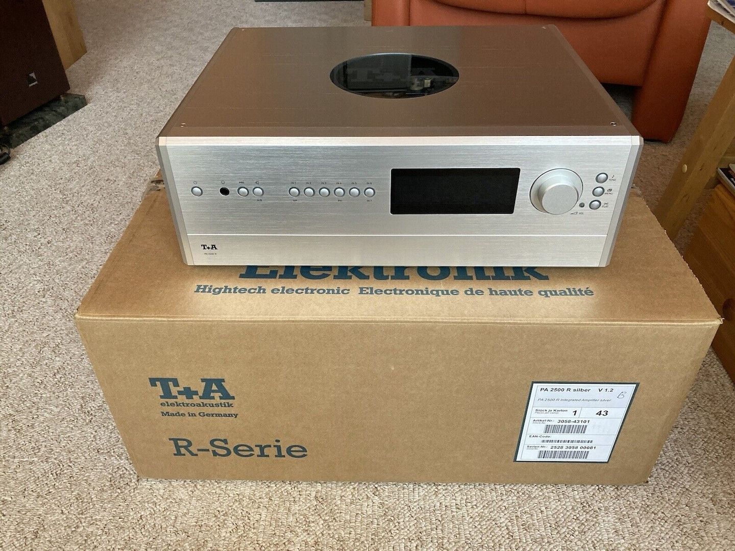 T+A PA 2500 R mit Phono-Vorstufe MM