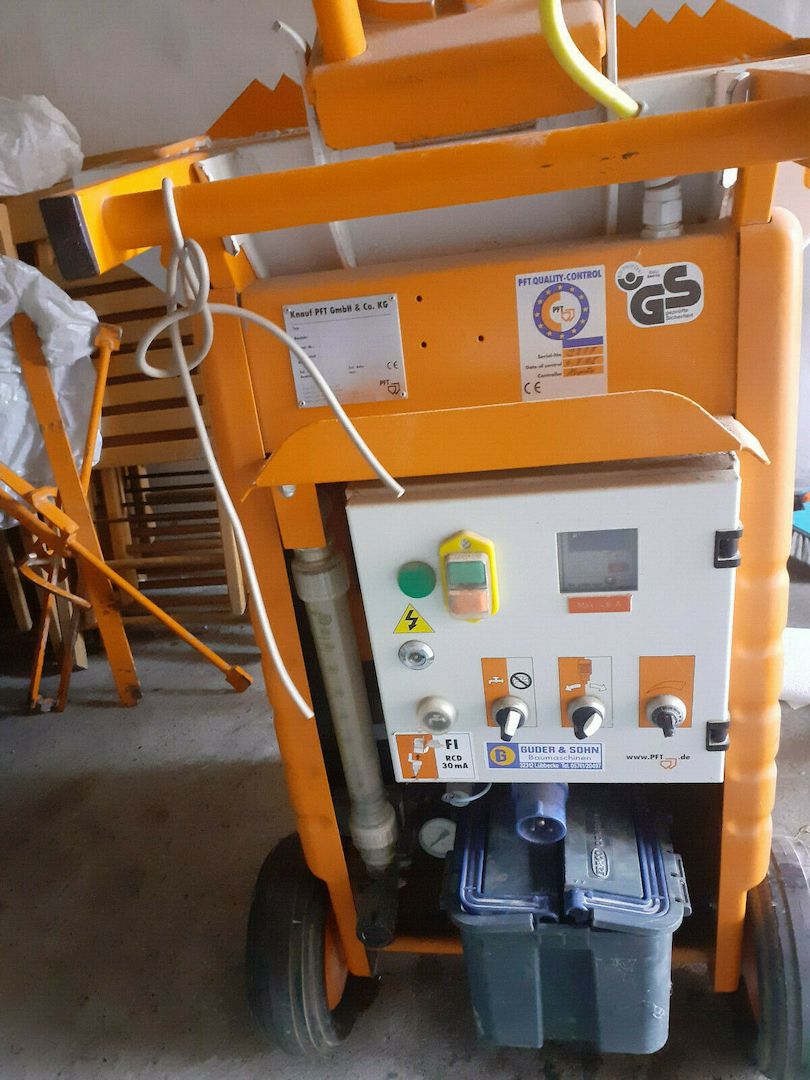PFT RITMO Putzmaschine Mischpumpe Mörtelpumpe Putzmaschiene Putz