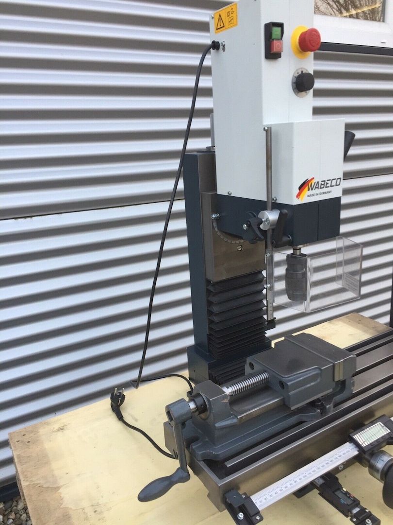 WABECO Fräsmaschine F1210 1 4 KW Arbeitstisch 700x180mm 11400