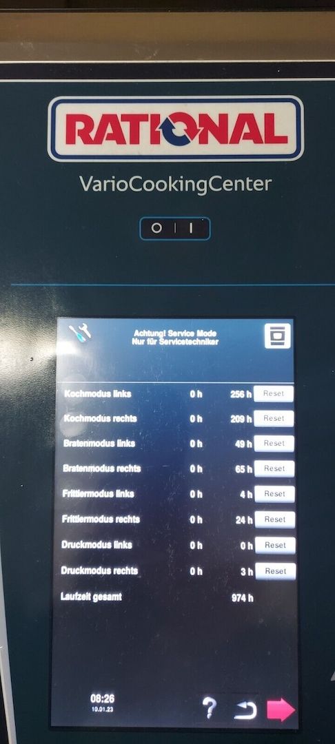 Rational VCC 112+ mit Druckgar Funktion