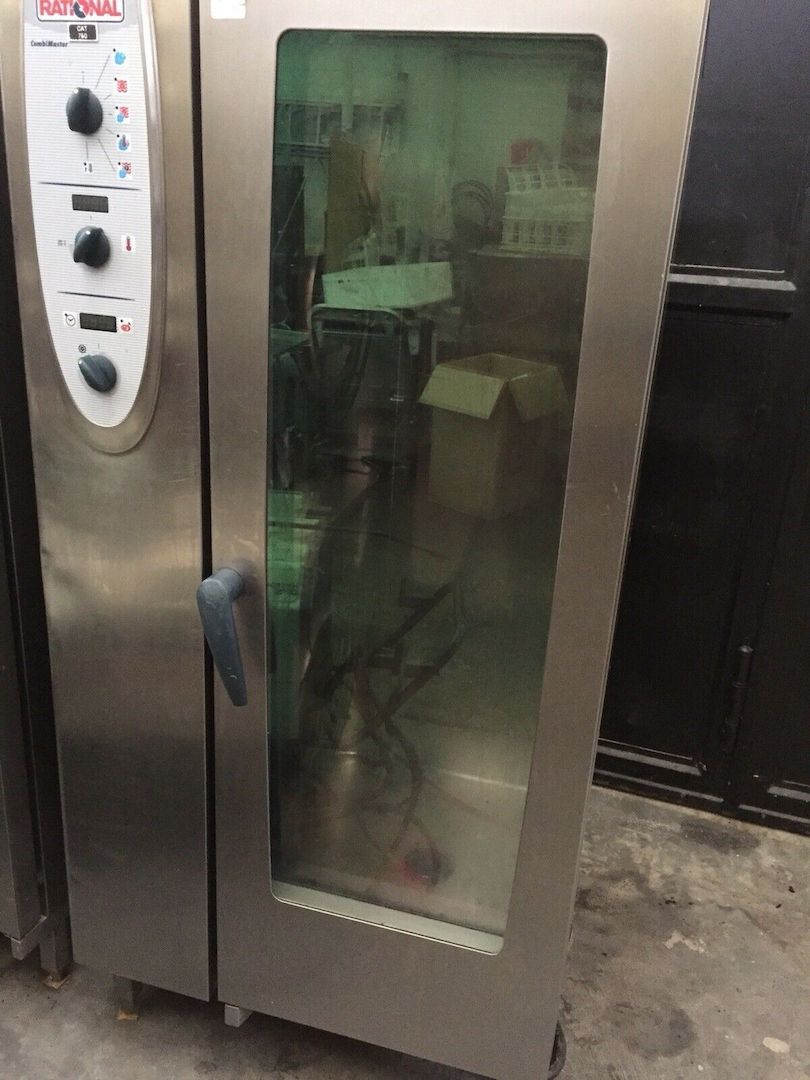 Rational Kombidämpfer CM 201 Combimaster 20 x 11Gn Einschübe mit Hordenwagen