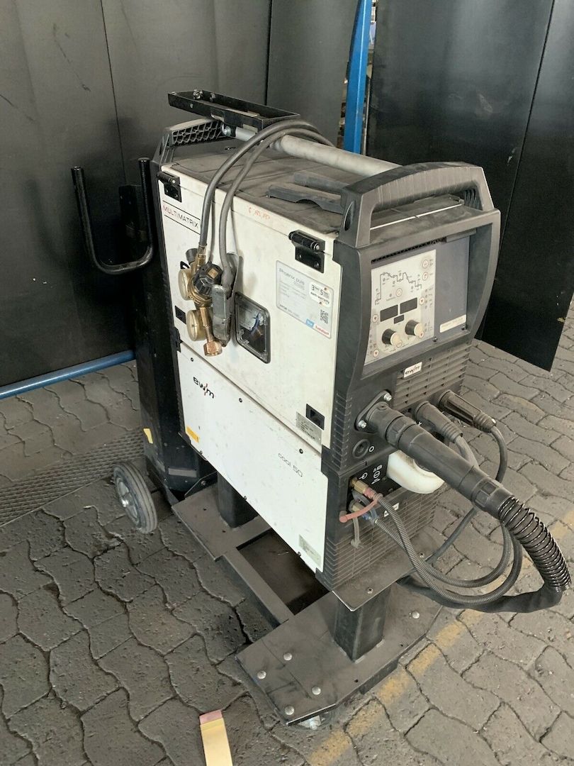EWM Phoenix Puls 355 Multimatrix MIGMAG Schweißgerät mit Wasserkühlung FD11