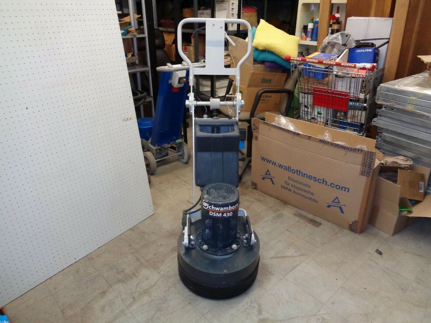 Bodenschleifmaschine Betonschleifer Schwamborn DSM 430 3 Scheiben Maschine