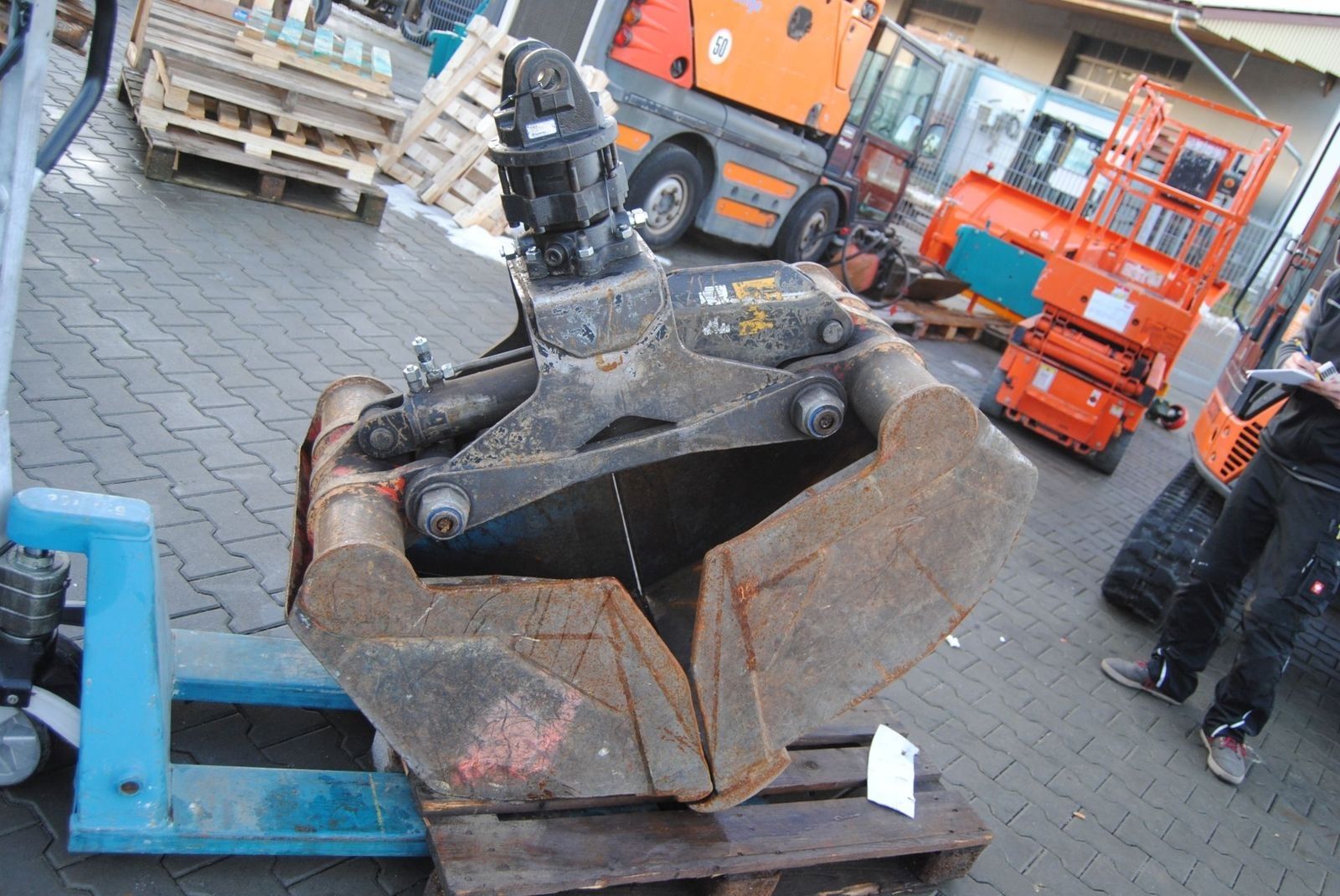 Sortiergreifer  Schrottgreifer mit Rotator, sehr robust INT 7214