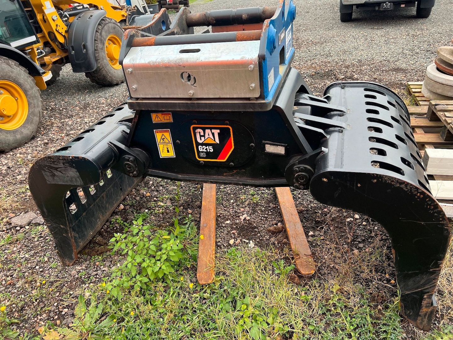 Abbruch Sortiergreifer, CAT-G215 GC