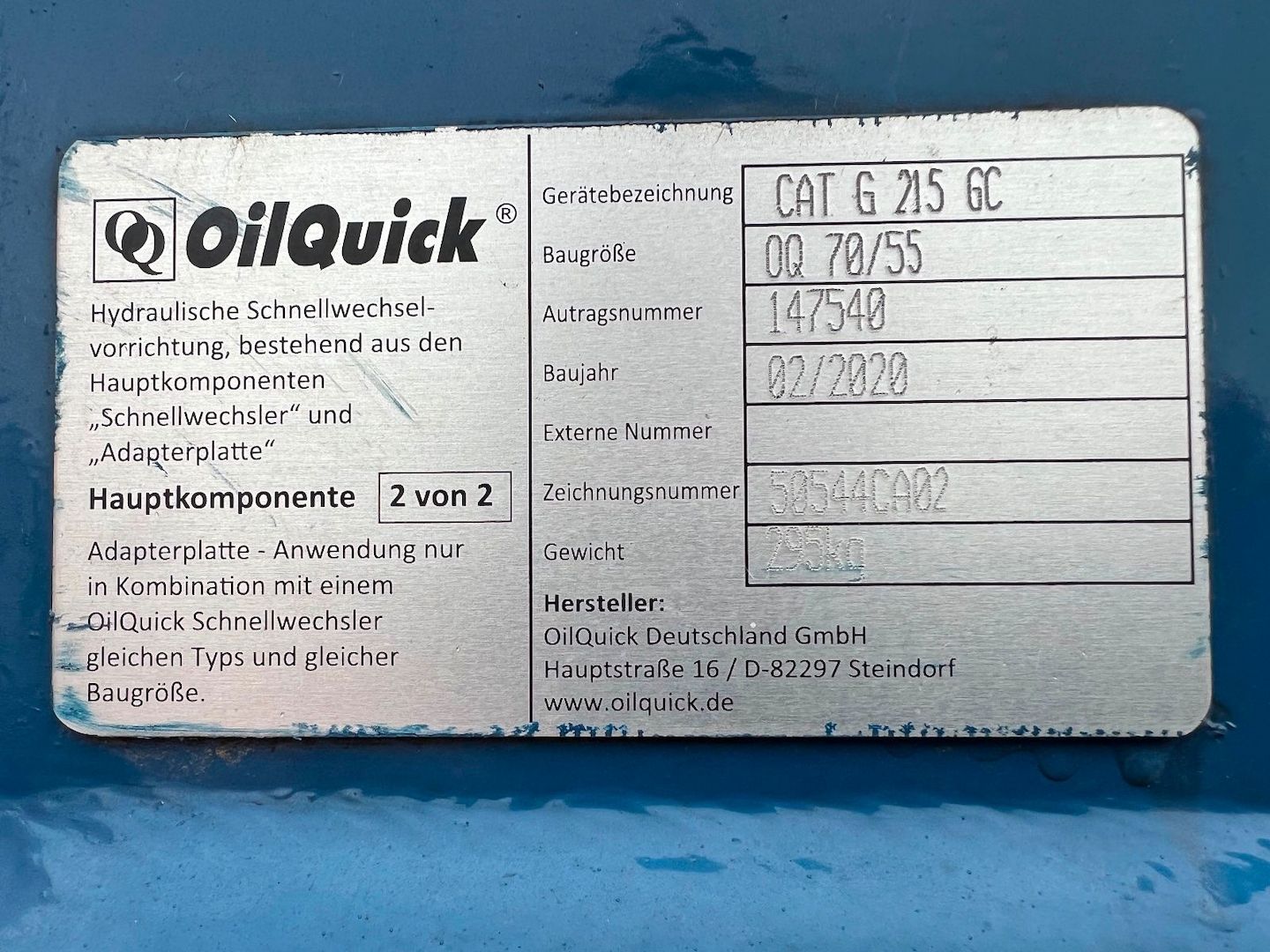 Abbruch Sortiergreifer, CAT-G215 GC