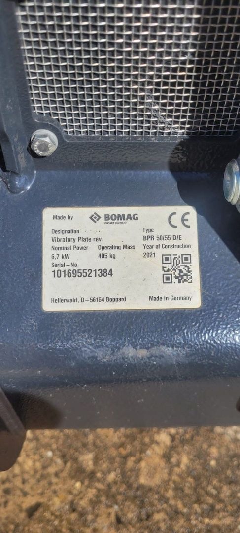 Bomag Rüttelplatte BPR 5055 D E Vibrationsplatte 90 Bts
