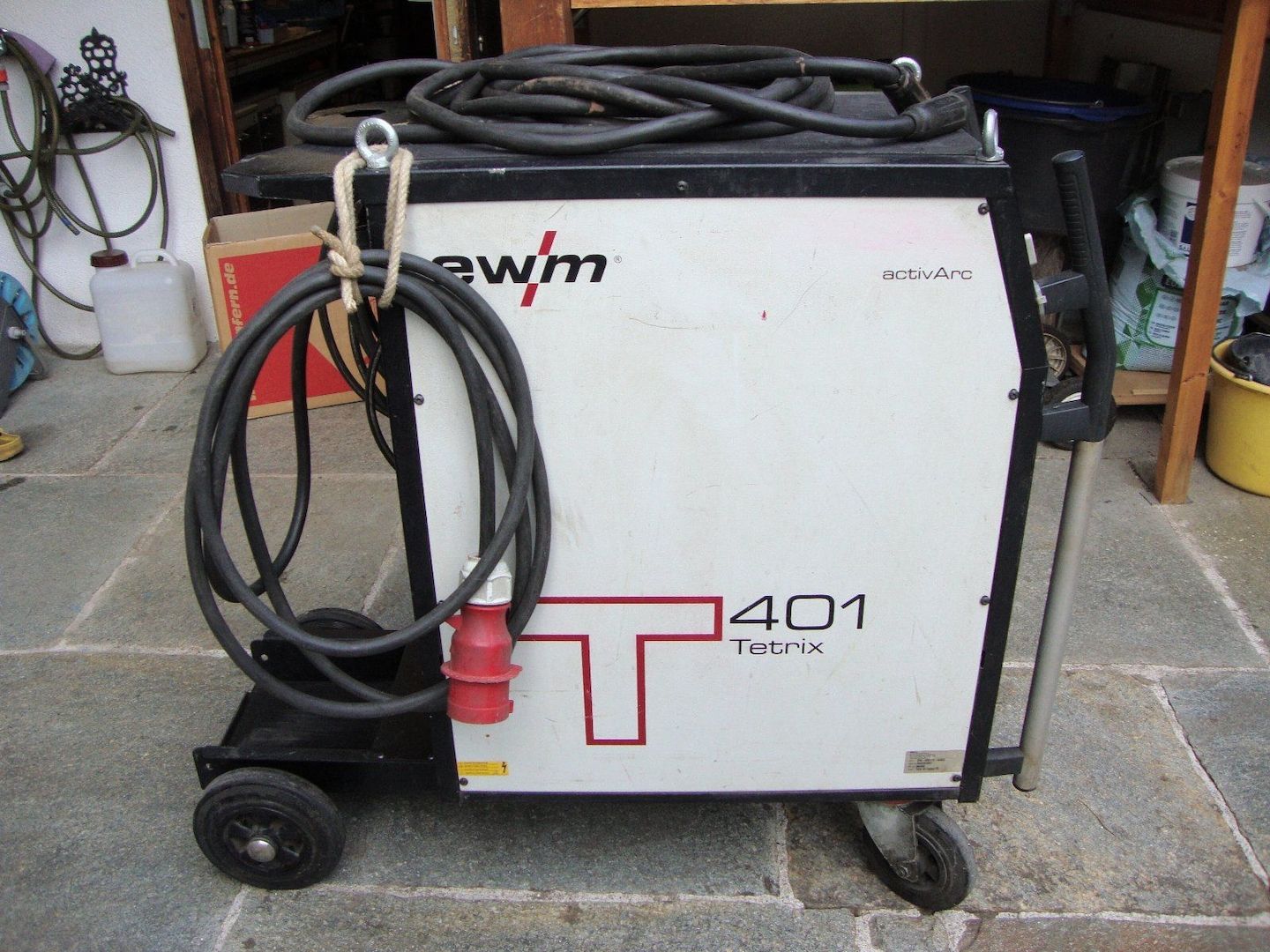 EWM Tetrix Comfort 401 FW, WIG-Schweißgerät, Gleichstrom, 400 A