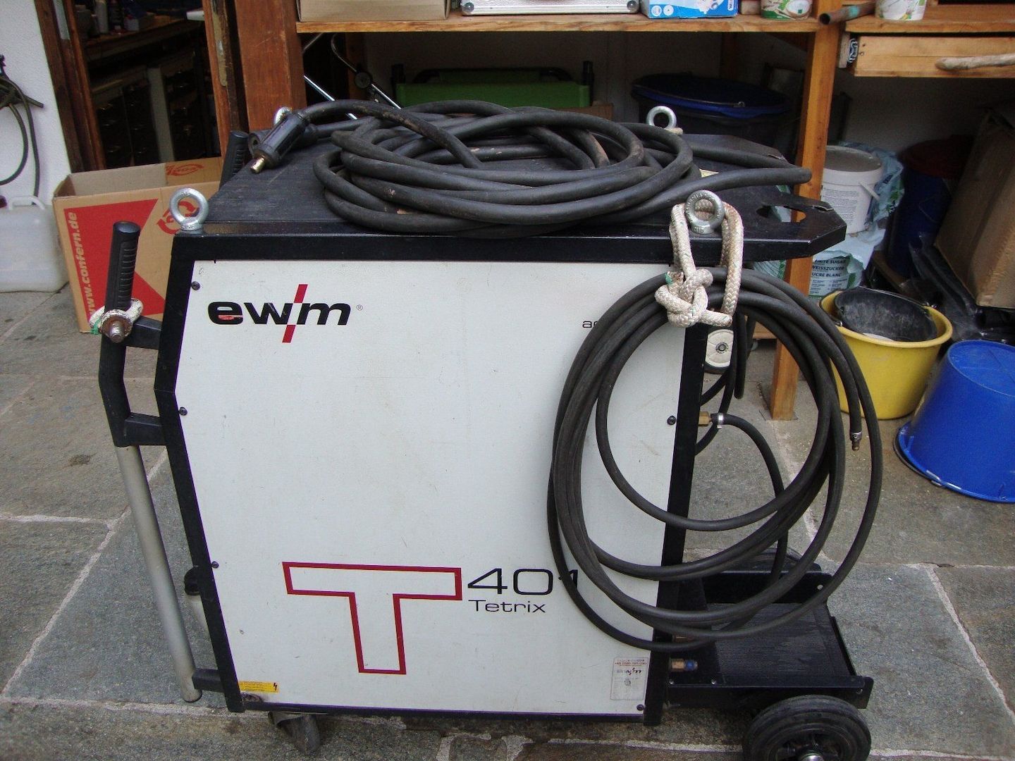 EWM Tetrix Comfort 401 FW, WIG-Schweißgerät, Gleichstrom, 400 A