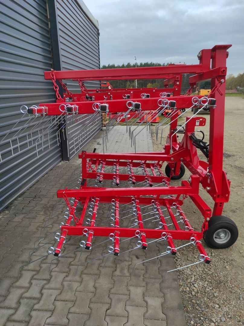 Harvegreifer Striegel 6 m Hydraulisch Hackstriegel Dexwal