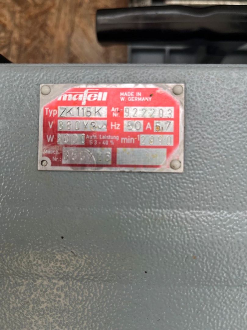 Mafell ZK 115 K Kervenfräse