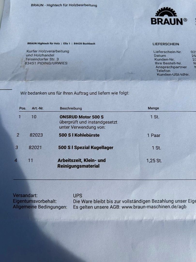 Onsrud E2003GV Unterflurfräse  Kopierfräse