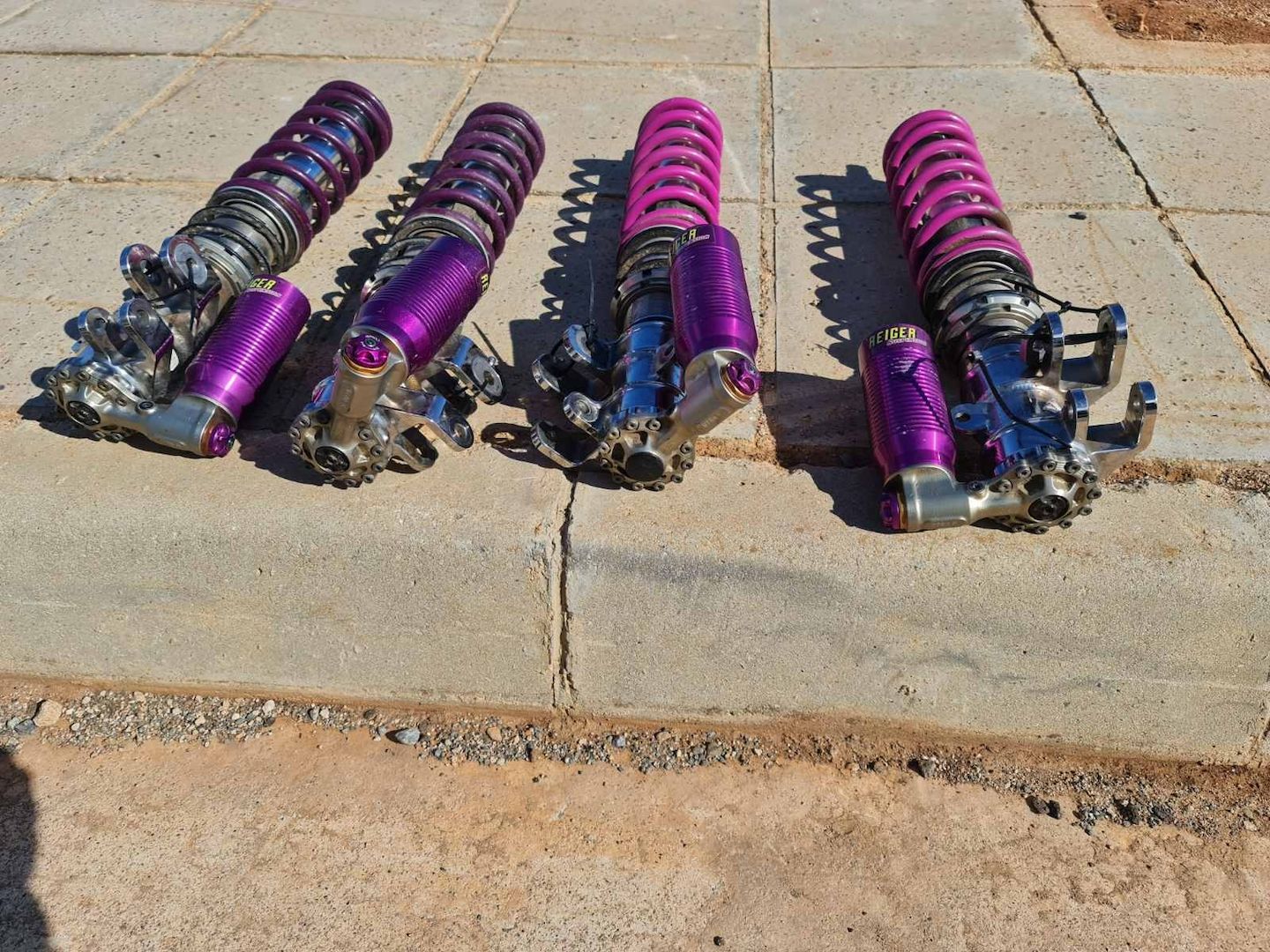 Reiger Tarmac Suspension for Ford Fiesta Rally 3 /  Reiger Asphaltfahrwerk für Ford Fiesta Rally 3