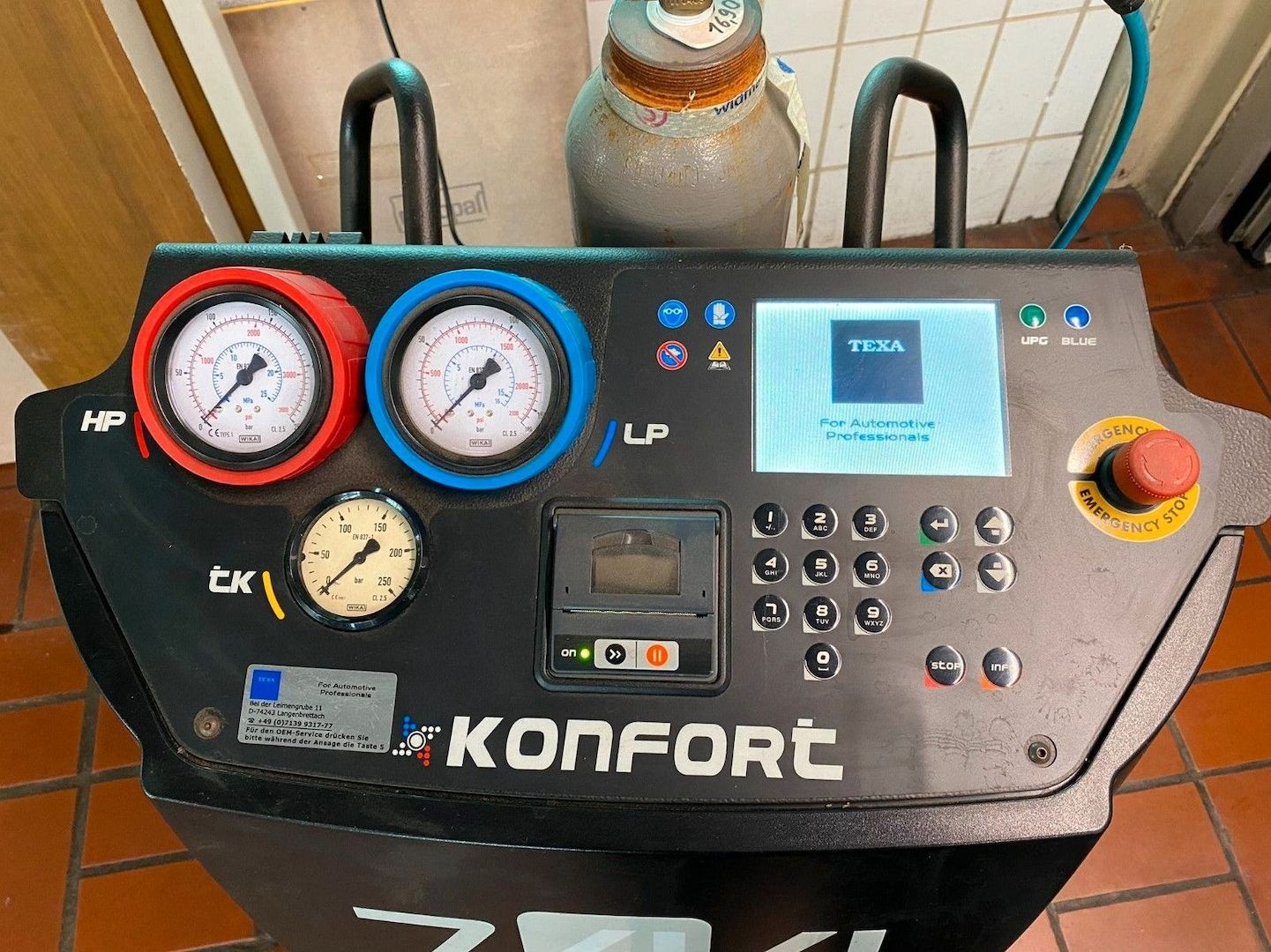 TEXA Konfort 744 Klimafüllgerät für R744 Kältemittel