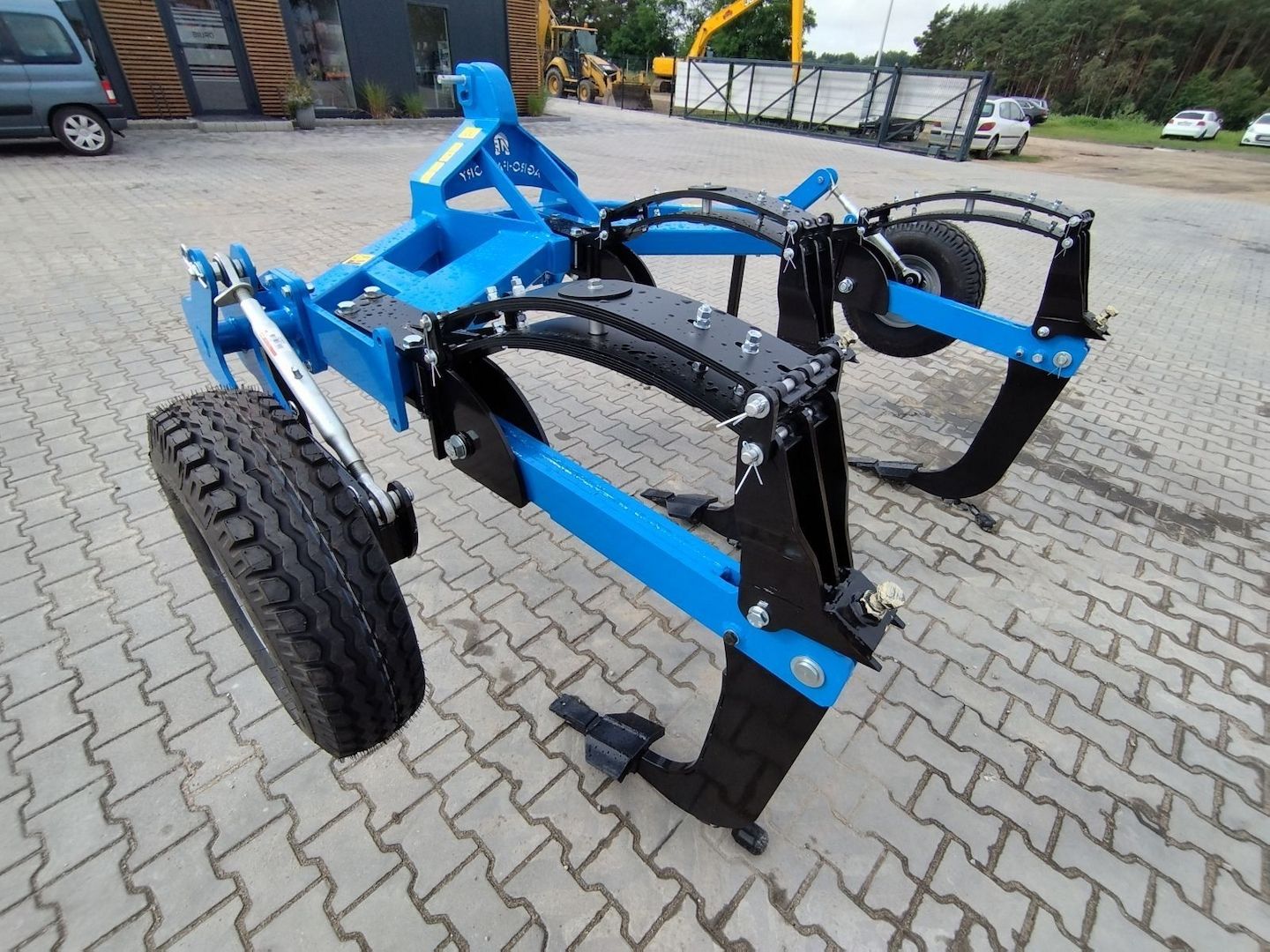 Tiefenlockerer 2,4m Untergrundlockerer Rohrstabwalze Stützräder