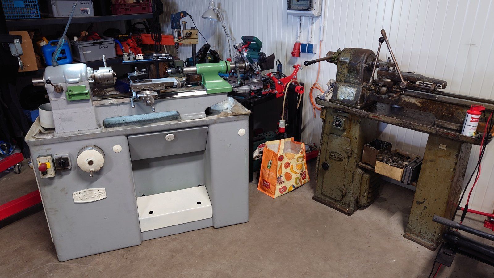 Weiler Drehbank stufenlose Drehzahleinstellung TOP!