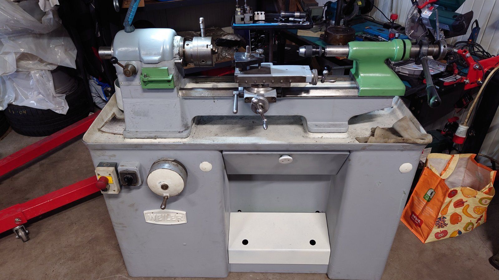 Weiler Drehbank stufenlose Drehzahleinstellung TOP!