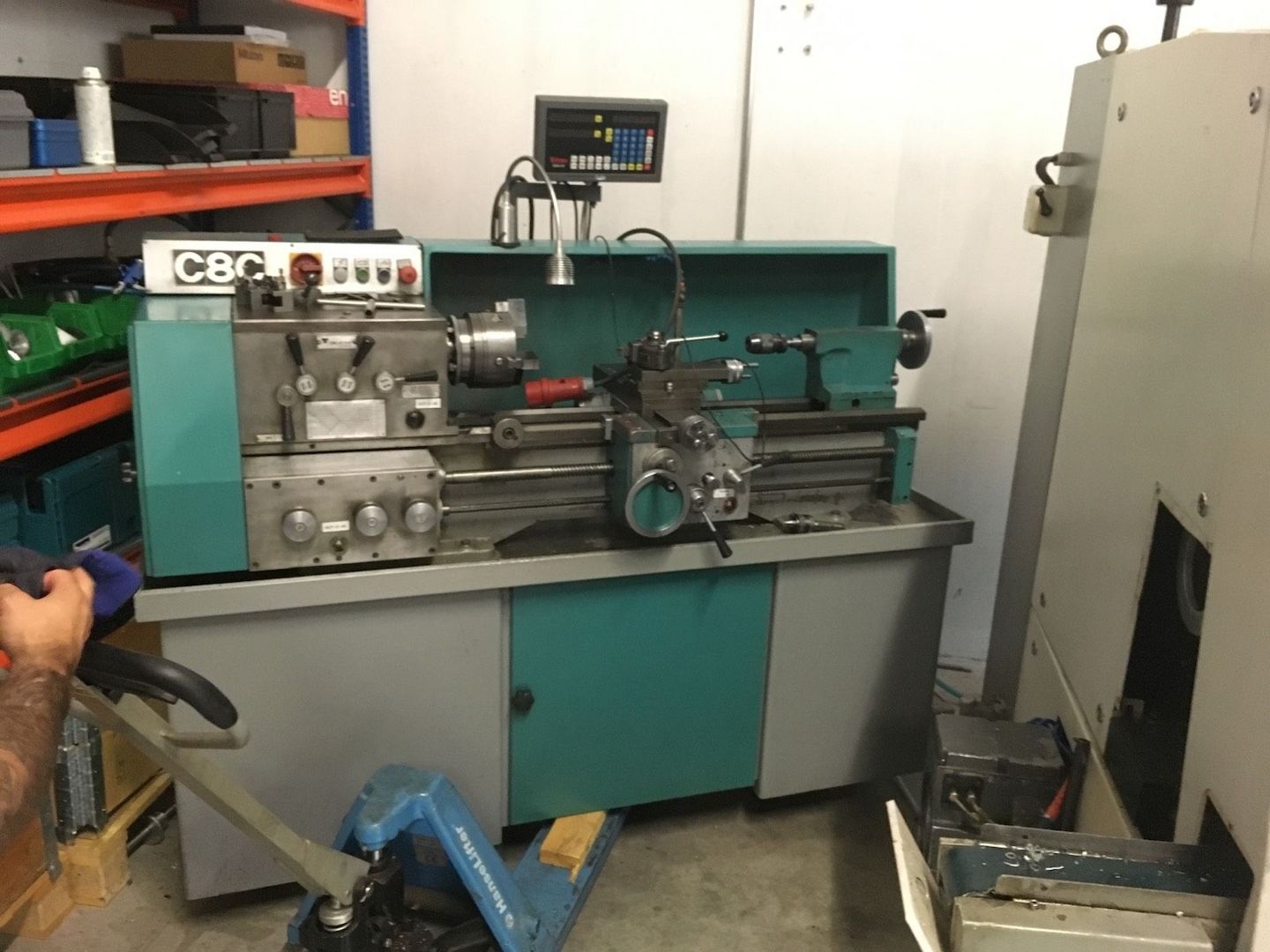 ZMM C8C Leit- und Zugspindel Drehmaschine Drehbank Digitalanzeige