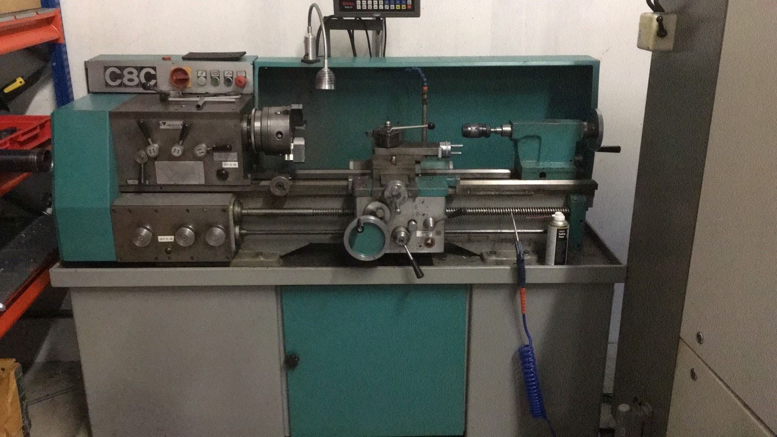 ZMM C8C Leit- und Zugspindel Drehmaschine Drehbank Digitalanzeige