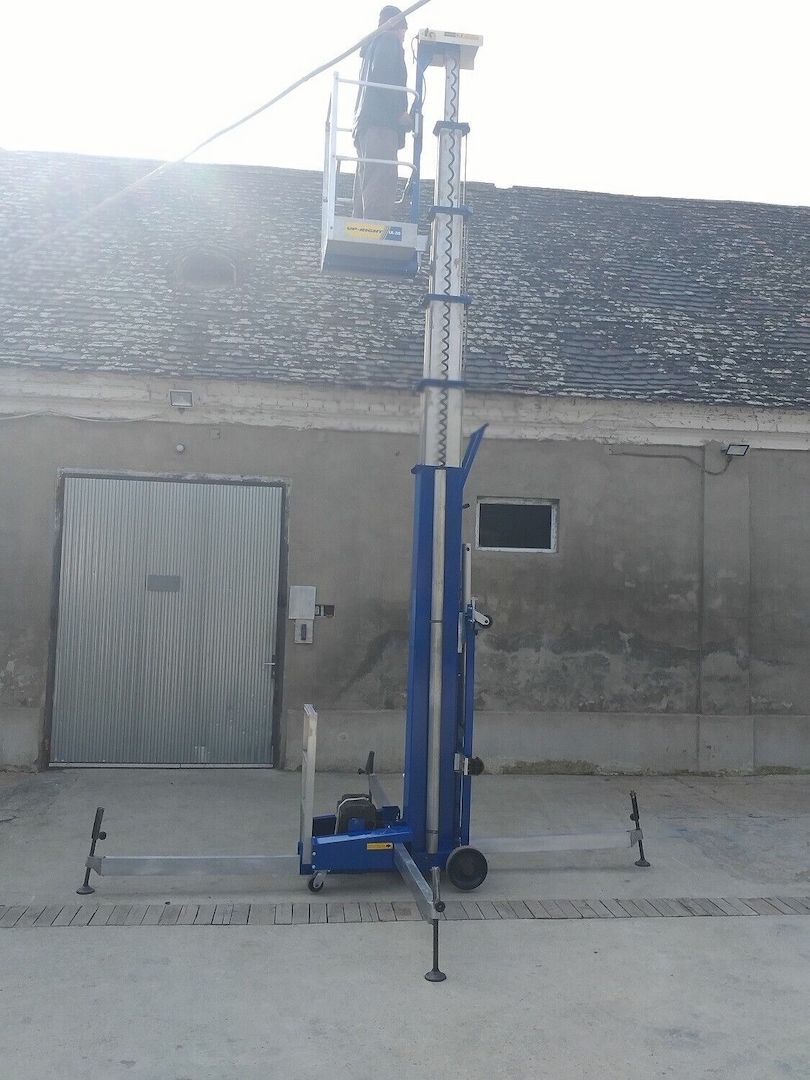 13,5 Meter MOBILE ARBEITSBÜHNE UPRIGHT HEBEBÜHNE LIFT HUBLIFT HEBELIFT LIFT