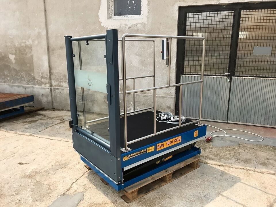 206cm ROLLSTUHLLIFT HEBEBÜHNE oder LADELIFT SCHEREN HUBTISCH HUBLIFT HEBELIFT