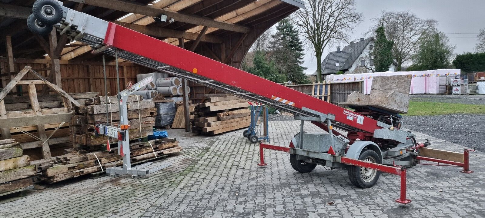 Emminghaus Alu Schrägaufzug 22m + Knickstück + Verlängerung