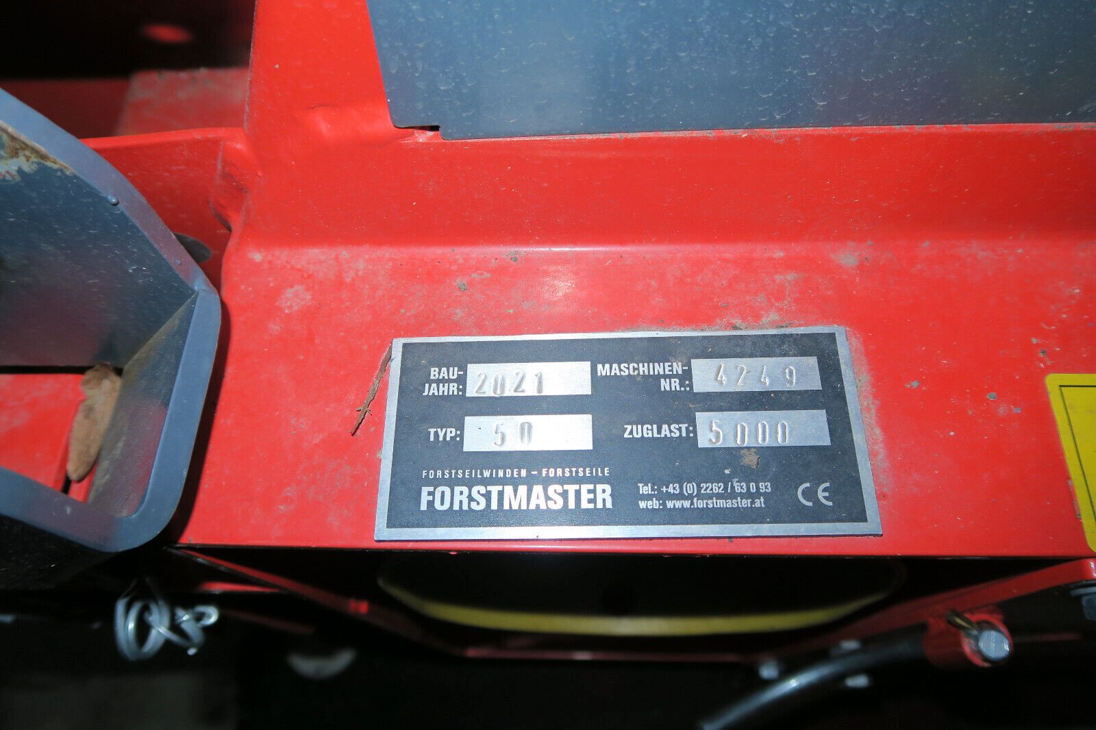 Forstseilwinde 5 to. Forstwinde Rückewinde Seilwinde Traktor Schlepper Winde 5to