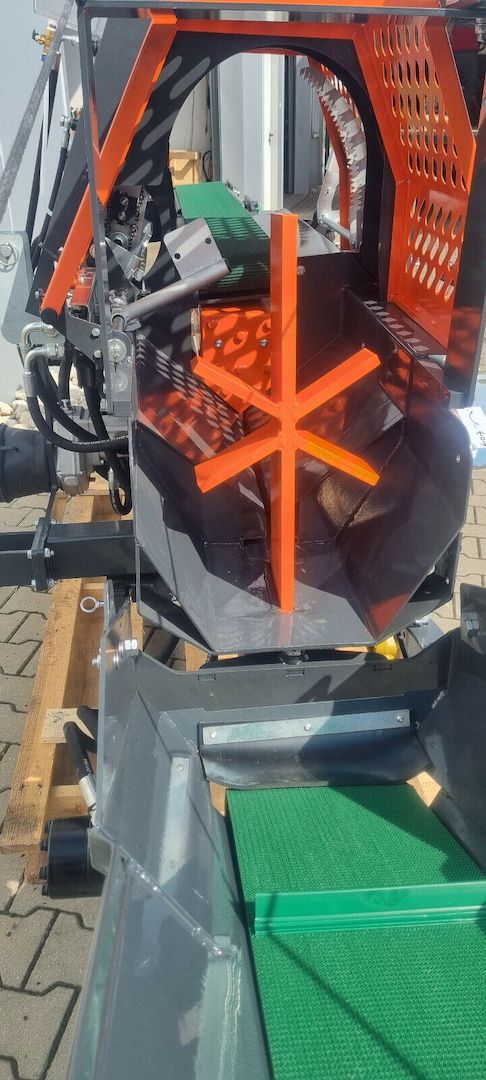 Sägespaltautomat RM7-12TZA 380 2 x Förderband Sägespalter Spalter Holzzange